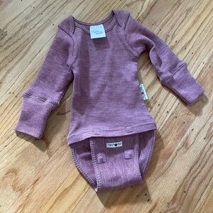 Petit Bateau Mauve Kids Bodysuit